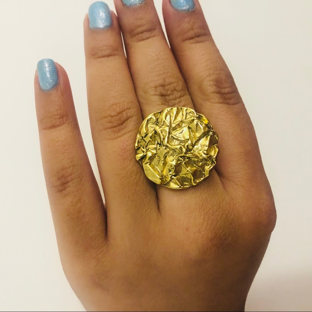Karine Sultan BSS/18K Gold Plated Ring